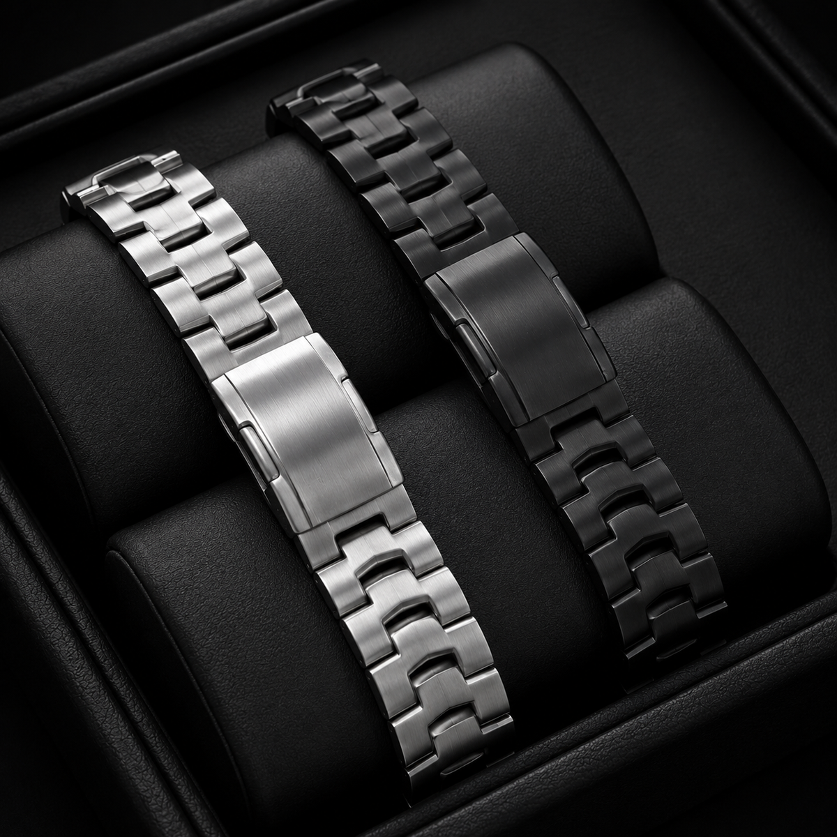 Bracelet à maillons en titane pour smartwatch 22 mm et 26 mm, QuickFit, bracelet de montre sportif en acier et métal | Sansoti