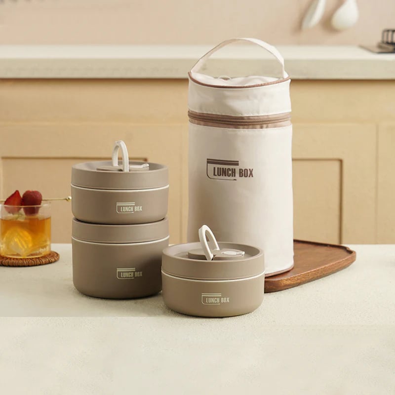 Geïsoleerde Lunchbox met Vacuümtechnologie – Houdt Eten Tot 4 Uur Warm – Lekvrij RVS Ontwerp – Ideaal voor School en Werk | Sansoti