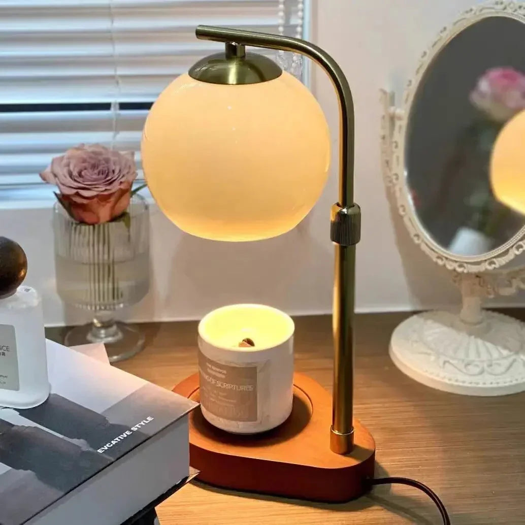 Kaarsverwarmer Lamp Tafellamp Zonder Vlam 33cm Modern Design | Sansoti