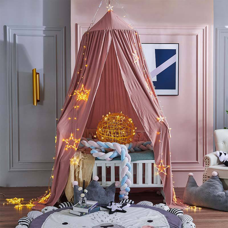 Blackout Children's Bed Canopy, Soft Polyester, 250cm High, Sleeping and Play Tent, Mosquito Net for Girls and Boys | Sansoti