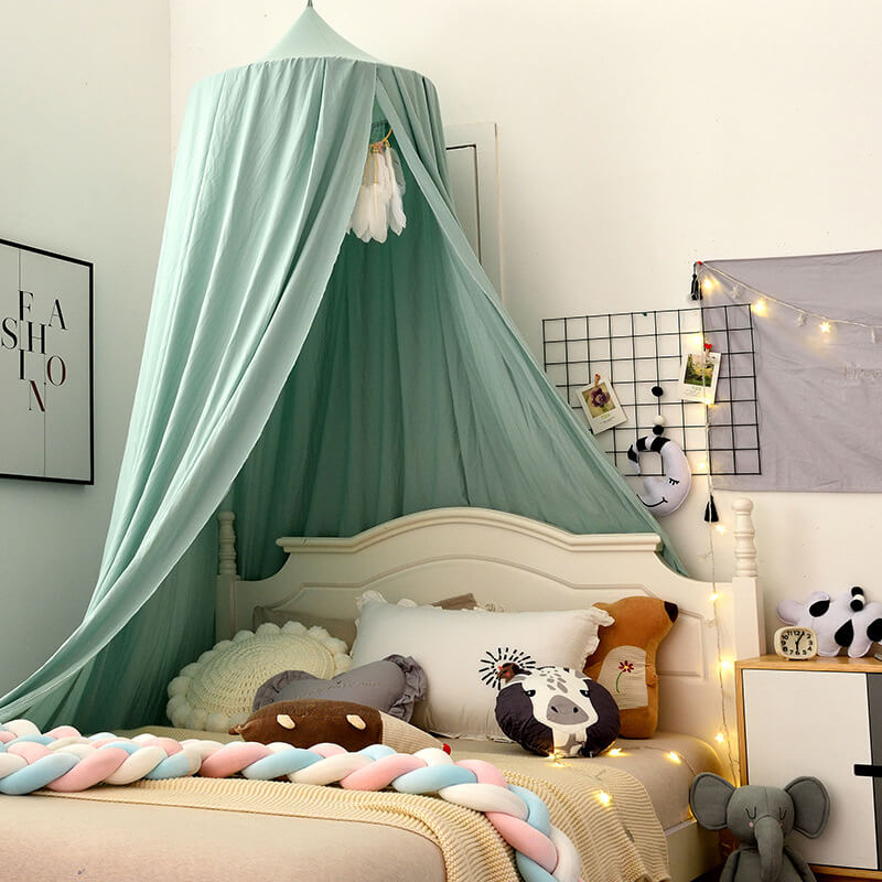 Blackout Children's Bed Canopy, Soft Polyester, 250cm High, Sleeping and Play Tent, Mosquito Net for Girls and Boys | Sansoti