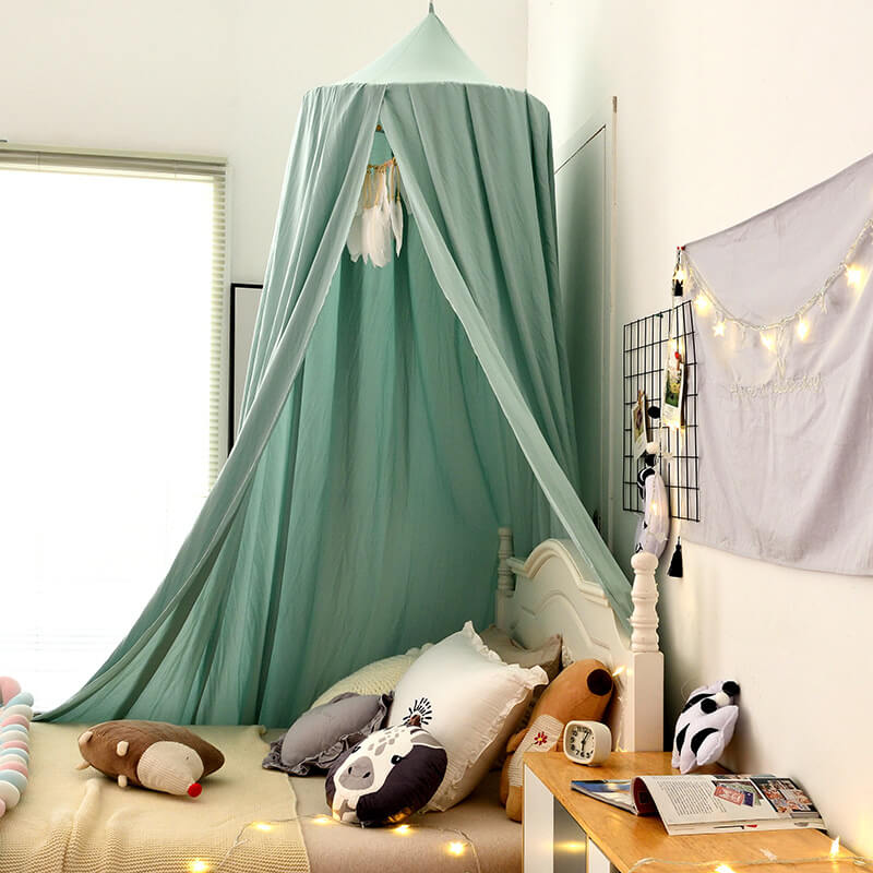 Blackout Children's Bed Canopy, Soft Polyester, 250cm High, Sleeping and Play Tent, Mosquito Net for Girls and Boys | Sansoti