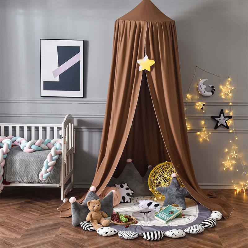 Blackout Children's Bed Canopy, Soft Polyester, 250cm High, Sleeping and Play Tent, Mosquito Net for Girls and Boys | Sansoti