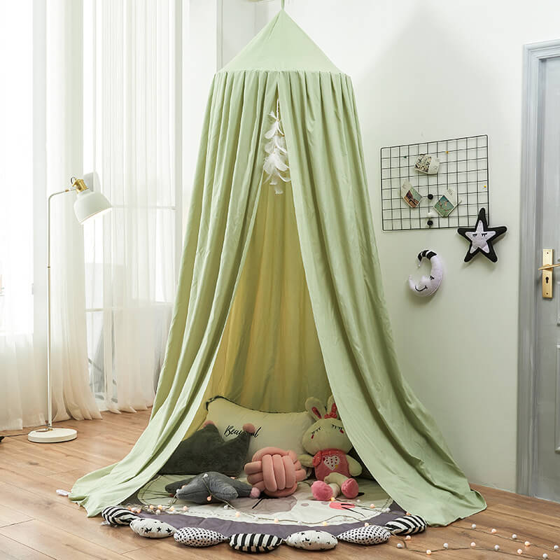Blackout Children's Bed Canopy, Soft Polyester, 250cm High, Sleeping and Play Tent, Mosquito Net for Girls and Boys | Sansoti