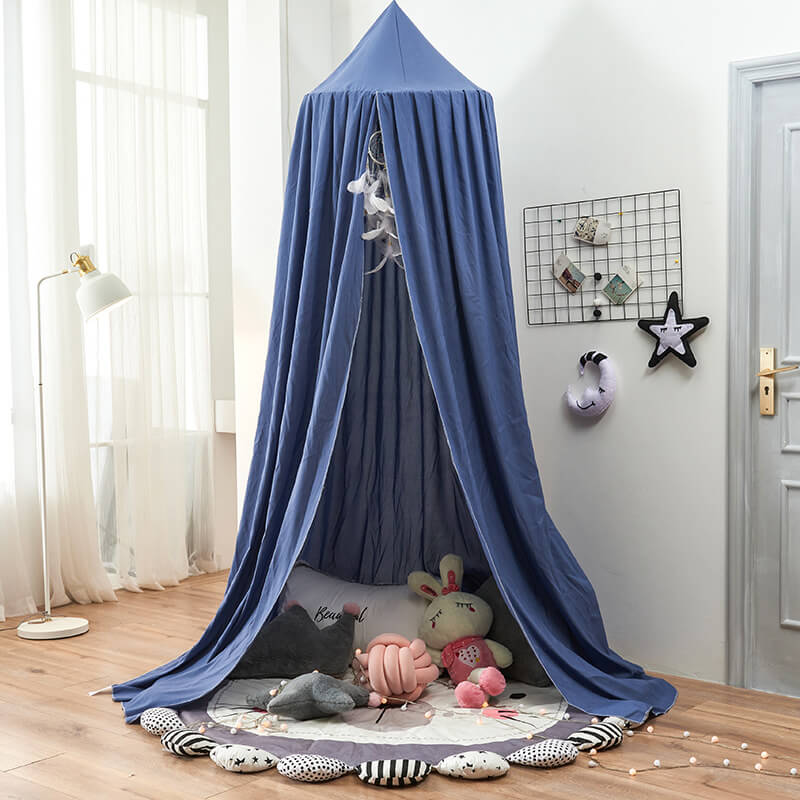 Blackout Children's Bed Canopy, Soft Polyester, 250cm High, Sleeping and Play Tent, Mosquito Net for Girls and Boys | Sansoti