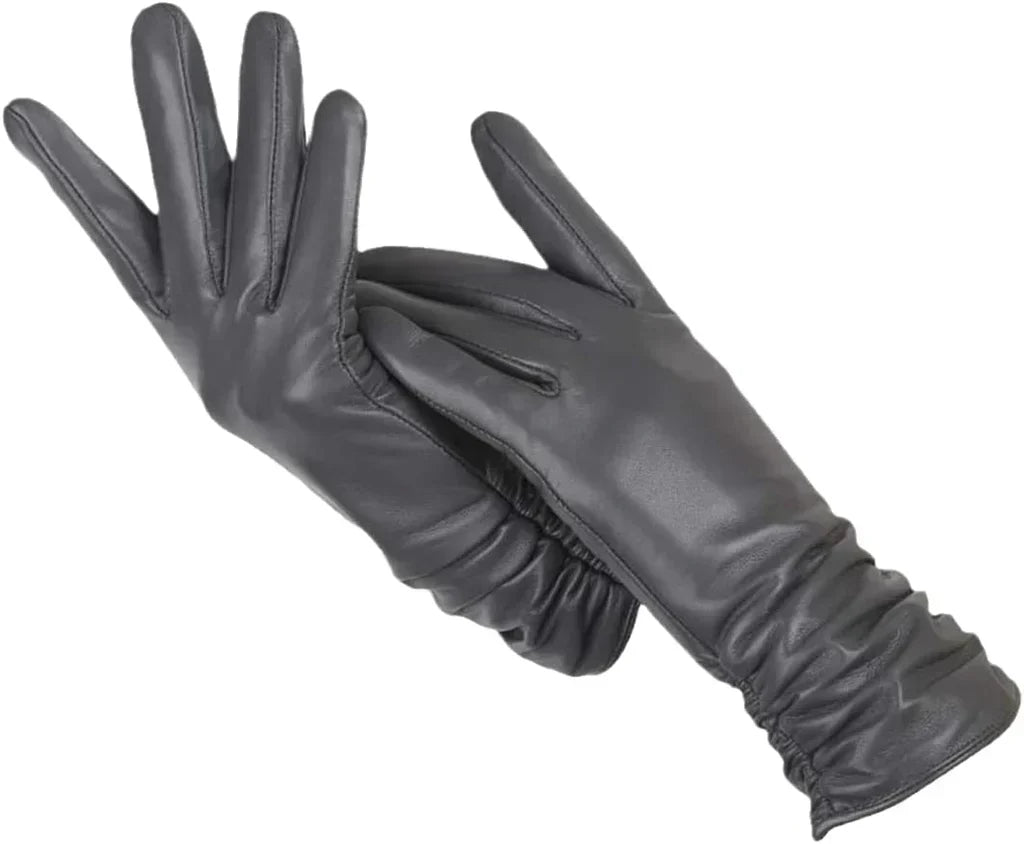 Leren Dameshandschoenen met Wol Voering – Stijlvolle Warmte & Comfort | Sansoti
