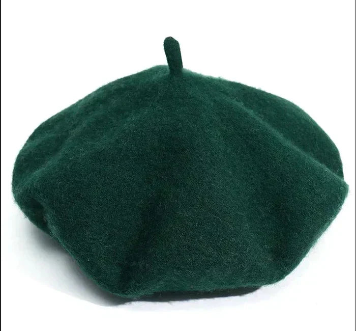 Wollen Baret voor Dames – Klassieke Franse Stijl – Warme Winteraccessoire | Sansoti