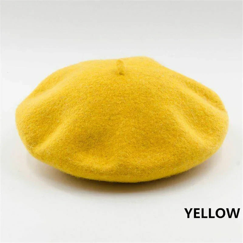 Wollen Baret voor Dames – Klassieke Franse Stijl – Warme Winteraccessoire | Sansoti
