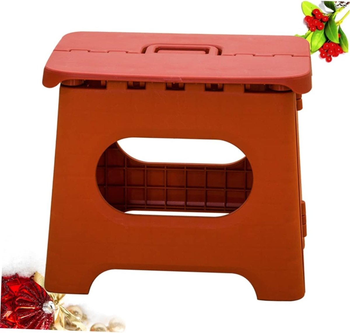 Kompakte Klapptritte für Küche und Bad – sicherer Kunststofftritt als Hocker für zu Hause und Wartungsarbeiten | Sansoti