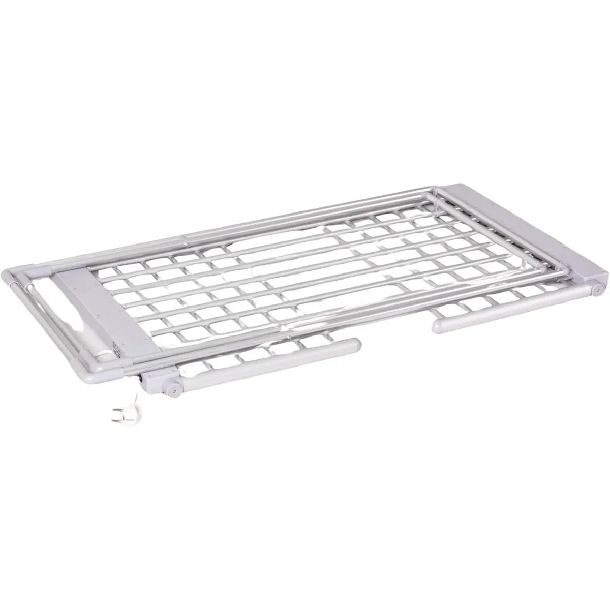 Beheizbarer Wäscheständer, zusammenklappbar, aus Aluminium, 2 Flügel, elektrisch, schnell trocknend, energiesparend | Sansoti