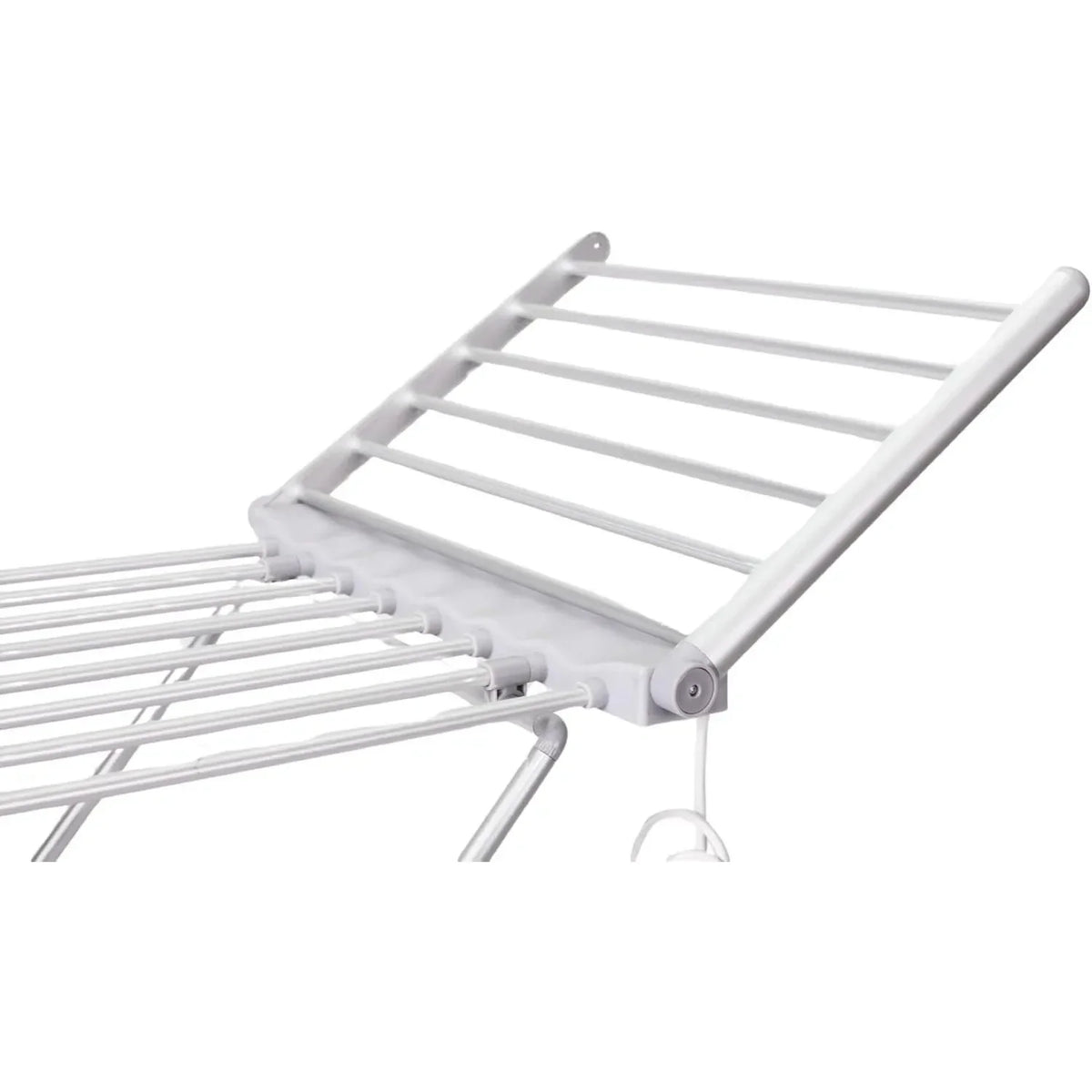 Beheizbarer Wäscheständer, zusammenklappbar, aus Aluminium, 2 Flügel, elektrisch, schnell trocknend, energiesparend | Sansoti