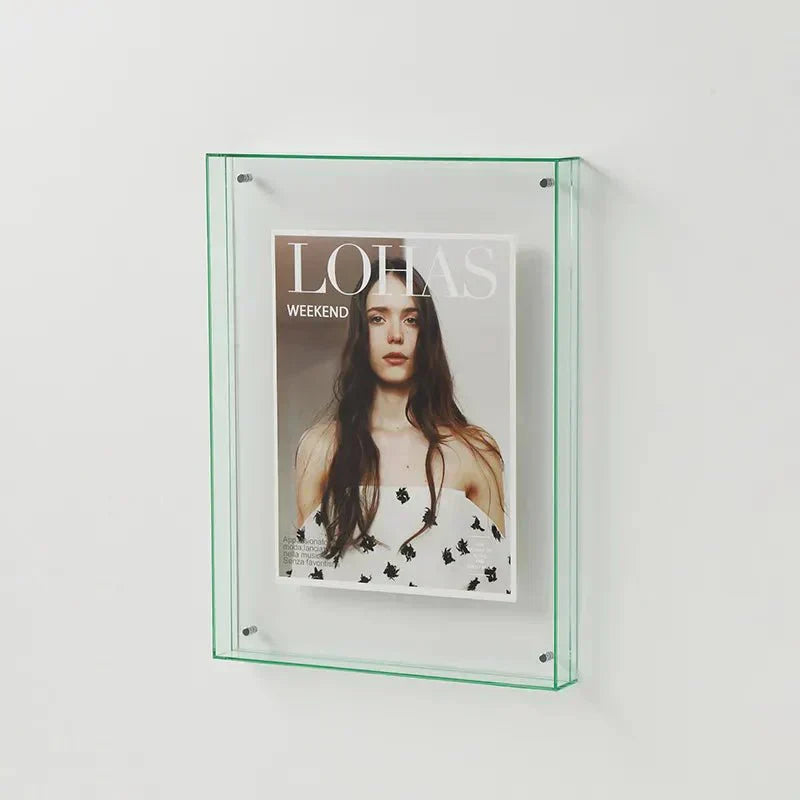 Acryl Fotolijst Gekleurd Transparant Oranje Wand Tafel Display Frame Moderne Fotohouder Poster Lijst Interieur Decoratie | Sansoti