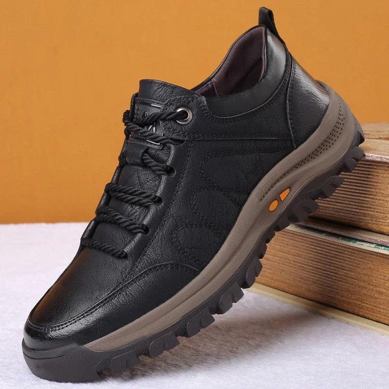 Chaussures orthopédiques en cuir Imperméables pour homme Soutien du pied Protection des articulations Usage quotidien | Sansoti