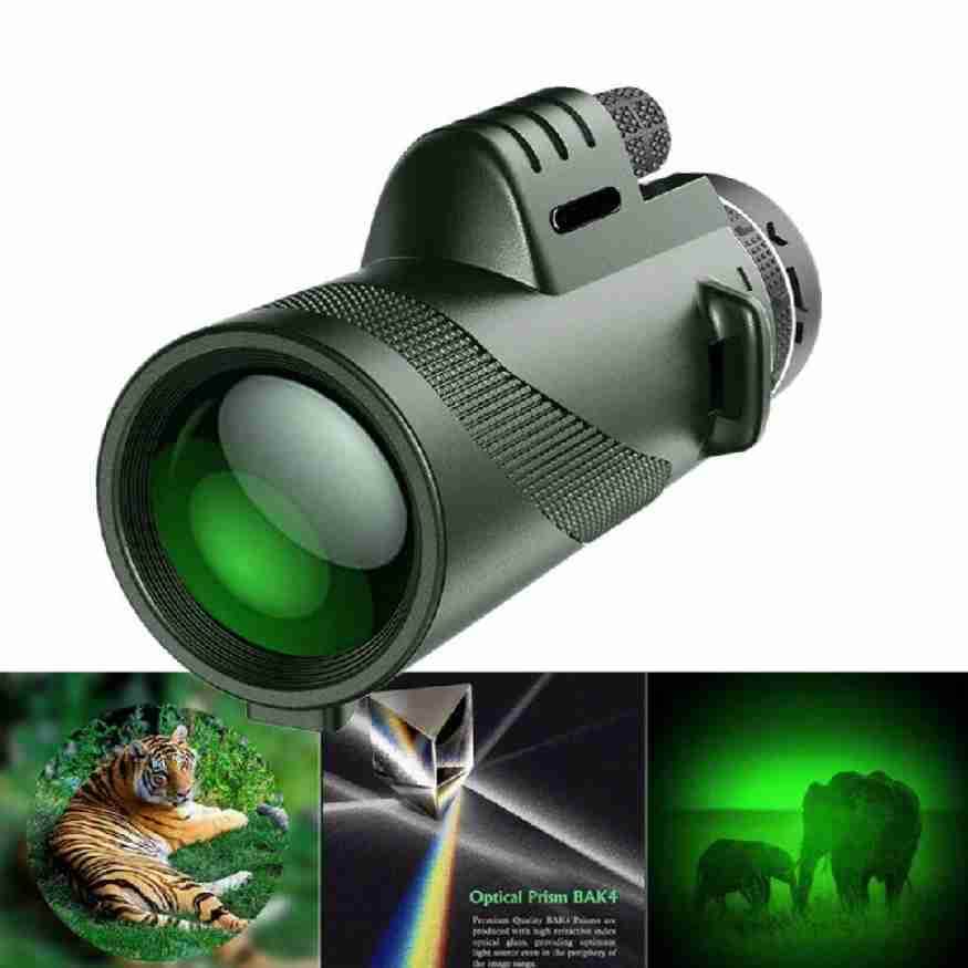 Compacte Ultra-Zoom Monoculair met HD-lens – Lichtgewicht Telescoop voor Vogels Kijken, Wandelen & Sportevenementen | Sansoti