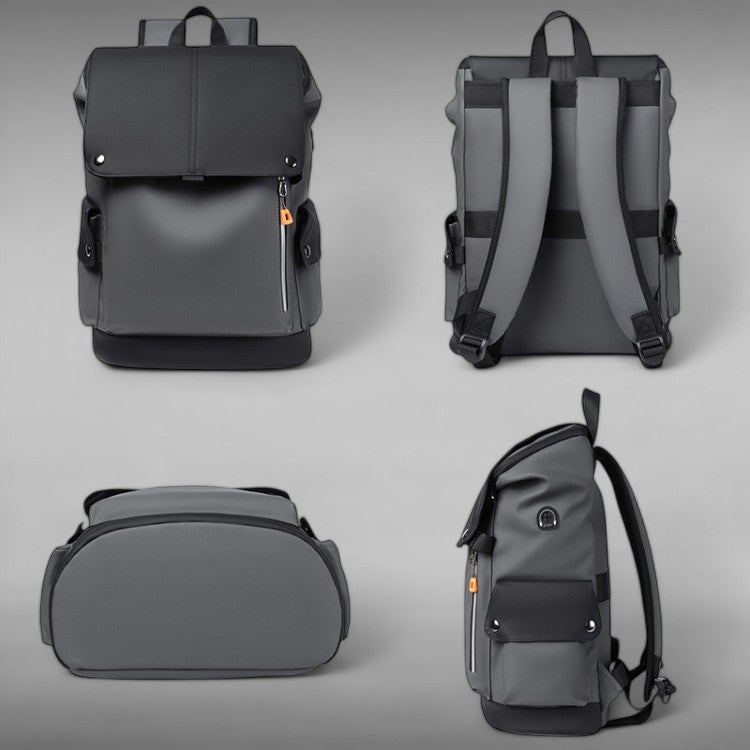 25-l-Rucksack mit Rollverschluss, wasserdicht, Laptopfach, USB-Ladeanschluss, Reiserucksack für den täglichen Gebrauch, Schule, Arbeit und Outdoor-Aktivitäten | Sansoti