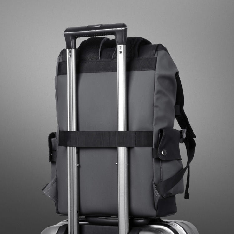 25-l-Rucksack mit Rollverschluss, wasserdicht, Laptopfach, USB-Ladeanschluss, Reiserucksack für den täglichen Gebrauch, Schule, Arbeit und Outdoor-Aktivitäten | Sansoti