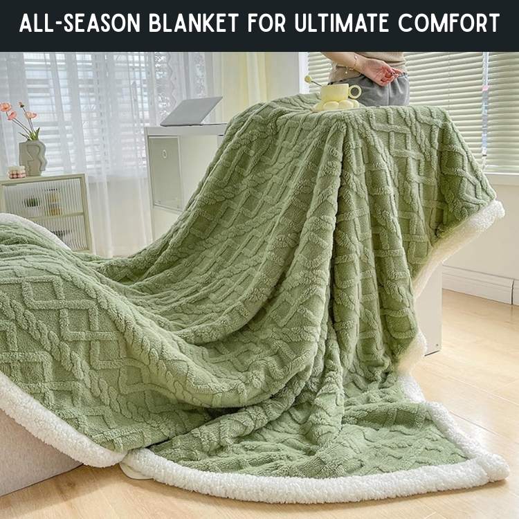 Couverture lestée en sherpa | Couverture chaude lestée pour confort & relaxation