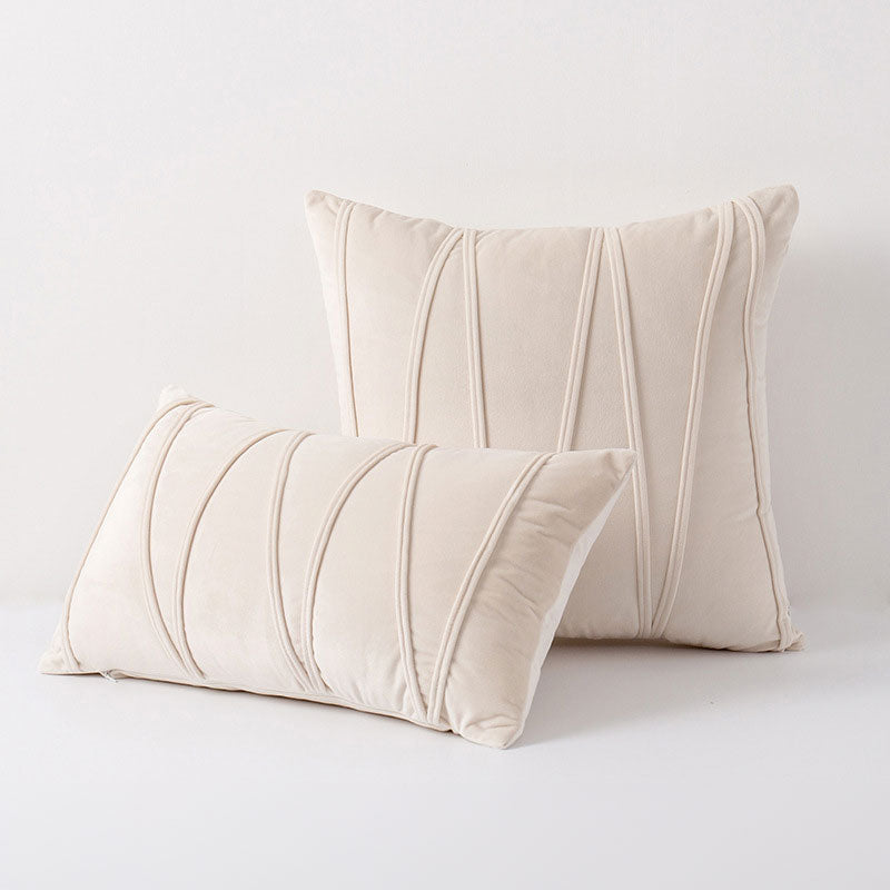 Sierkussenhoes Fluweel Polyester 45x45cm Roze Bank Slaapkamer Kussenhoes Vierkant Rechthoek Decoratief Interieur | Sansoti