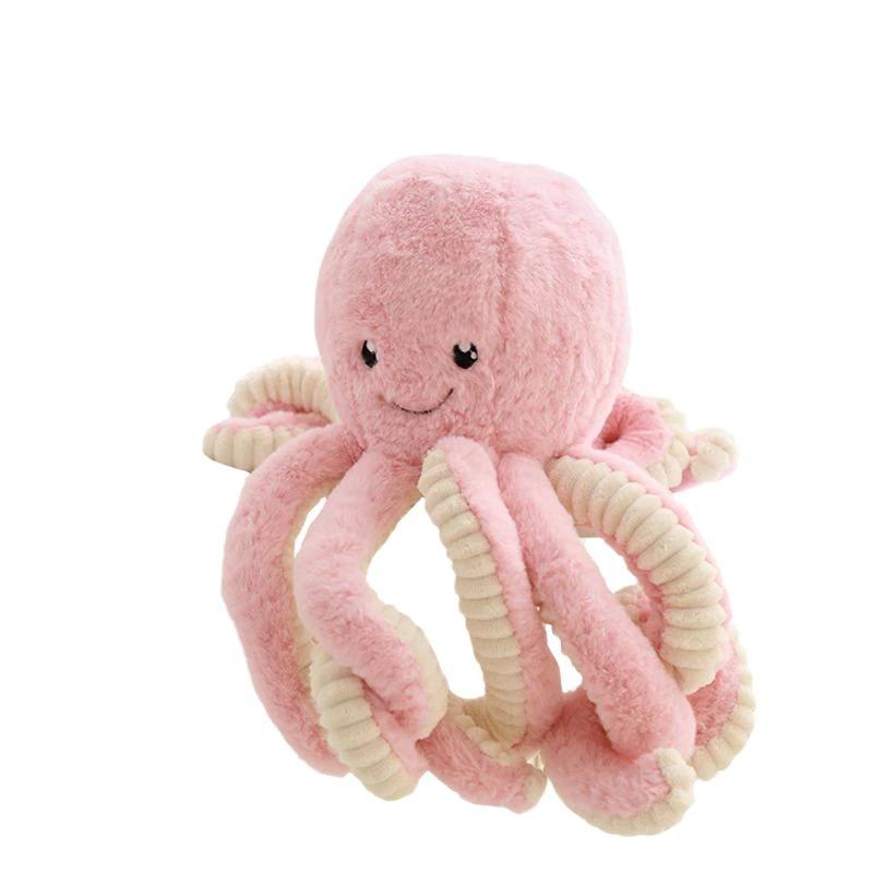 Peluche pieuvre douce XXL - Coussin décoratif en peluche de 40 à 80 cm - Jouet, décoration et cadeau pour chambre d’enfant | Sansoti