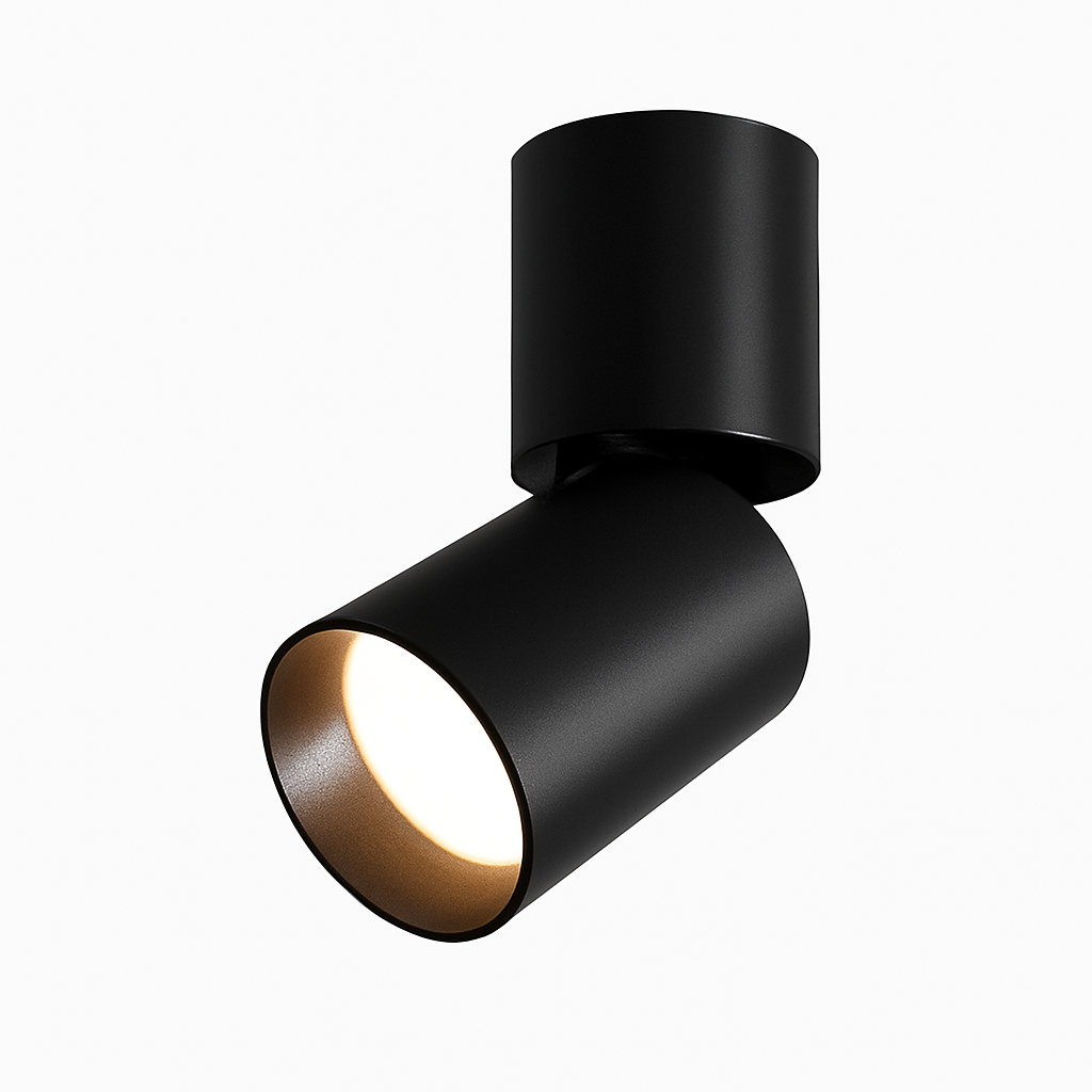Opbouwspot LED Kantelbaar Wit Aluminium 7W-12W Plafond Woonkamer Verstelbare Spot Opbouw Plafondspot 360° Draaibaar Slaapkamer Keuken | Sansoti