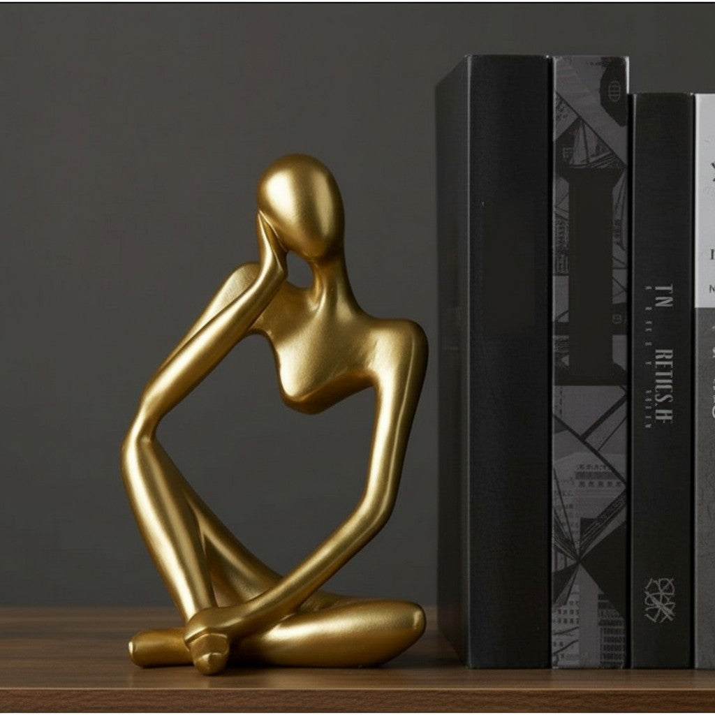 Geometrische Hondenbeeldje van IJzer – Minimalistisch Decoratief Sculptuur voor Bureau | Sansoti