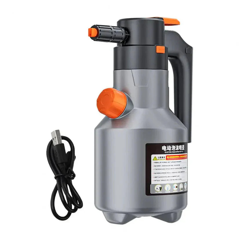 Elektrische Schuimspuitfles Auto Draadloos 22 x 30,5 cm Verstelbare Nozzle Wasbeurt Voertuigonderhoud | Sansoti
