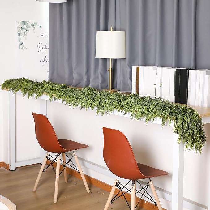 Luxe kunstmatige cypressen-slinger van 1,8 meter voor binnen en buiten decoratie | Sansoti