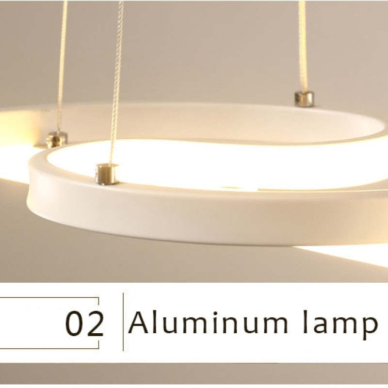 Musical Note Pendant Light Black Gold Design LED Adjustable Dining Room Living Room Modern Fixture Ambient Lighting Interior | Sansoti