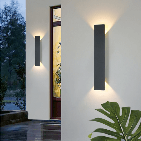 Aluminium buitenwandlamp LED waterdicht IP65 moderne gevelverlichting terrasverlichting tuinverlichting | Sansoti