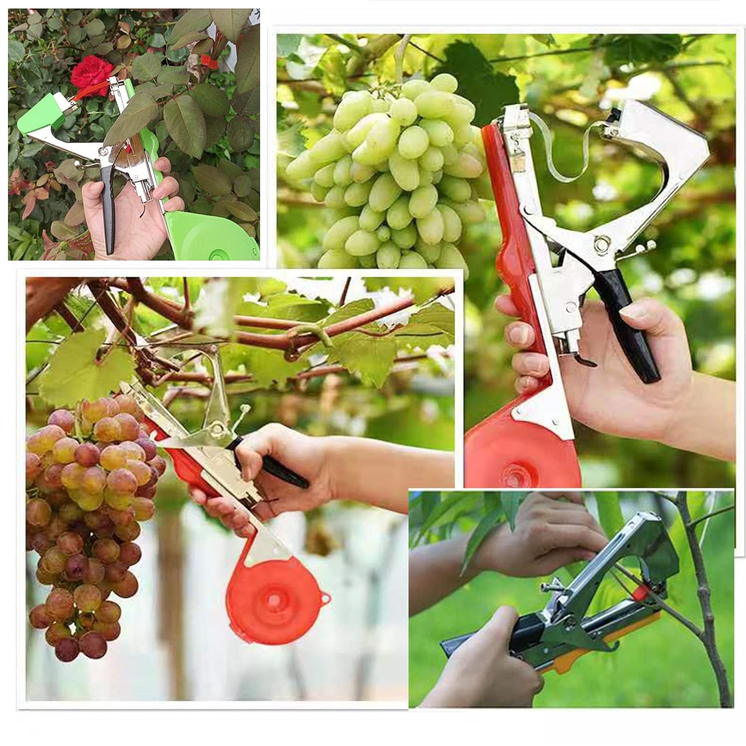 Plantensteun Bindmachine voor Tomaten & Klimplanten – Snelle Bevestiging aan Stokken & Latwerk | Sansoti