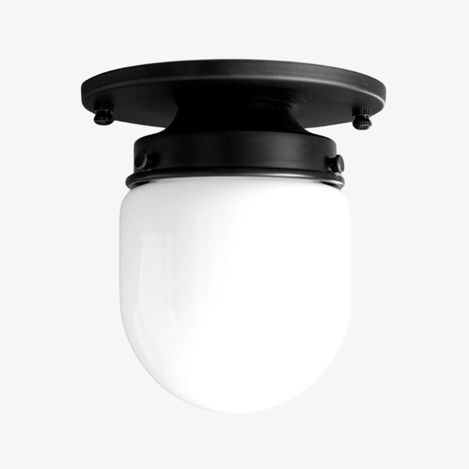 Opaal Glazen Wandlamp & Plafondlamp Dubbelfunctie Modern Design Messing | Sansoti