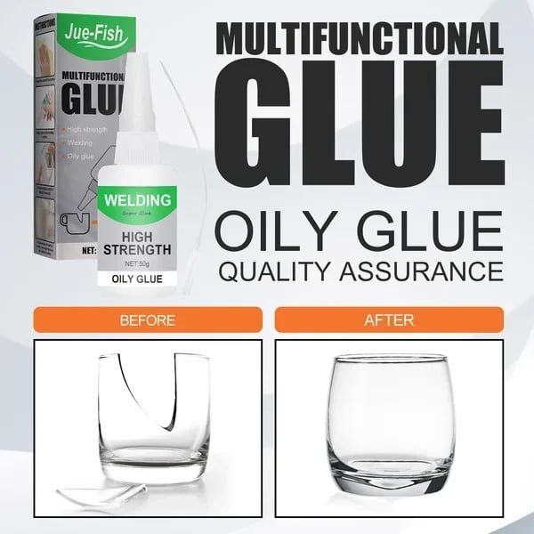 Colle universelle ultra-résistante pour métal, bois, plastique, verre et céramique, à séchage rapide et résistante à l’eau | Sansoti