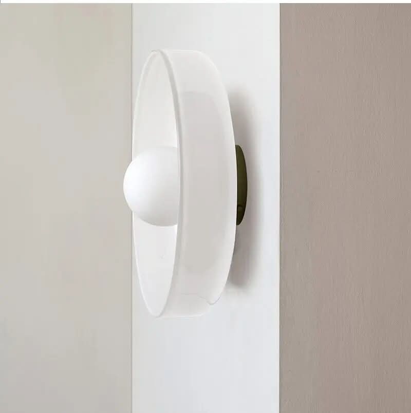 Glazen Plafondlamp Scandinavische Stijl Groen Geel Wit – Sfeervolle Verlichting voor Woonkamer Slaapkamer | Sansoti