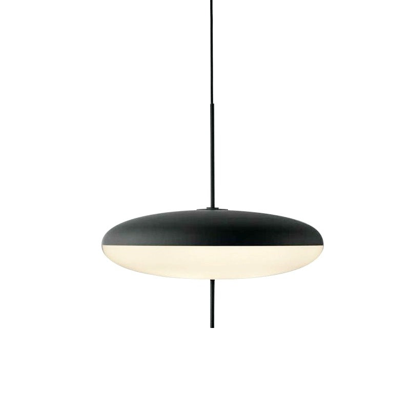 Suspension géométrique E27 en métal et acrylique, 50cm, design minimaliste, pour salle à manger, cuisine et salon, éclairage LED | Sansoti