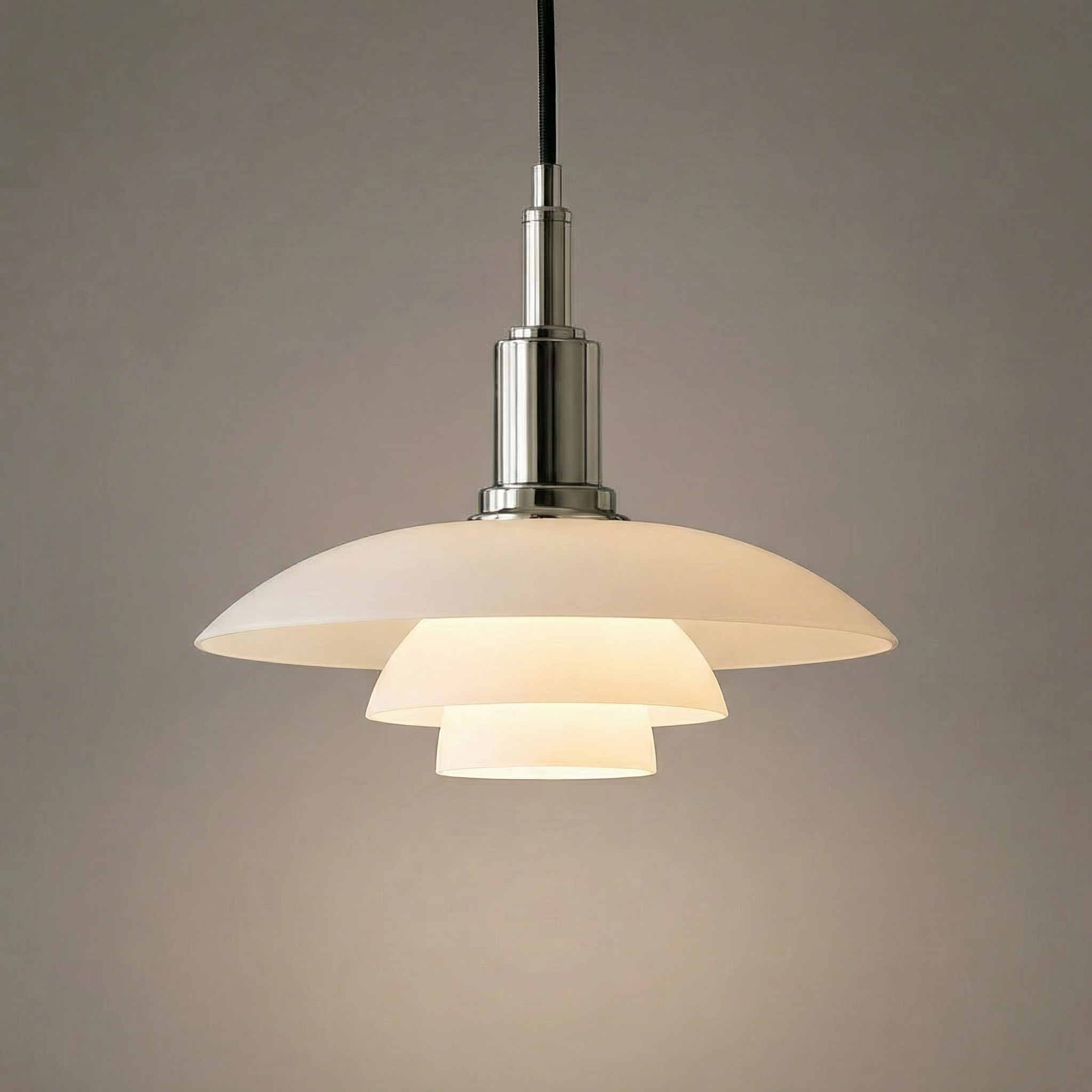 Suspension scandinave E27 LED réglable en verre et métal, salle à manger, cuisine, coin lecture, design moderne, salon | Sansoti