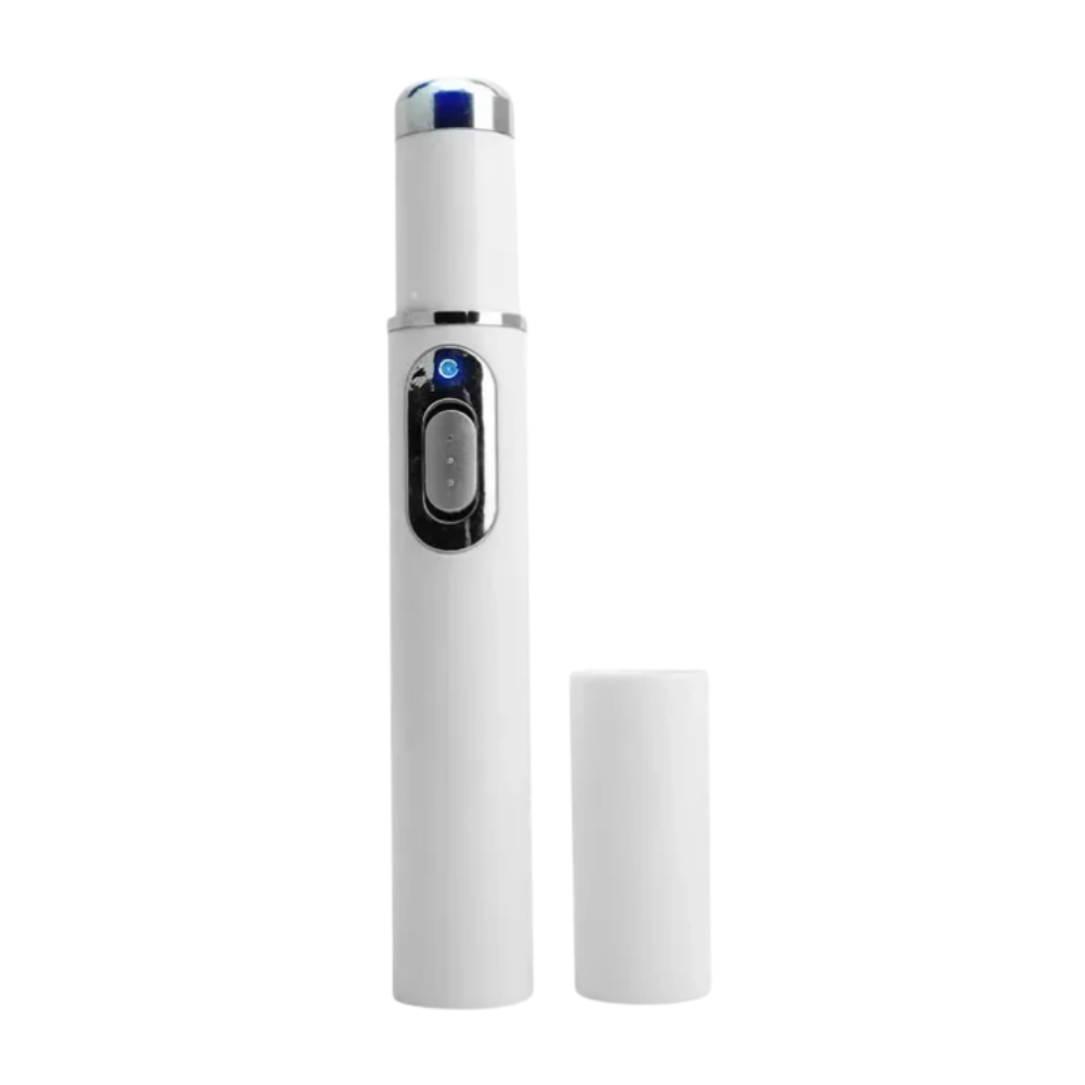 Huidverzorgingspen met Blauwe Lichttherapie tegen Pigmentvlekken en Littekens | Draagbaar Huidverjonging Apparaat voor Thuisgebruik | Precisie Laserbehandeling Hyperpigmentatie Vermindering Anti-Aging | Sansoti