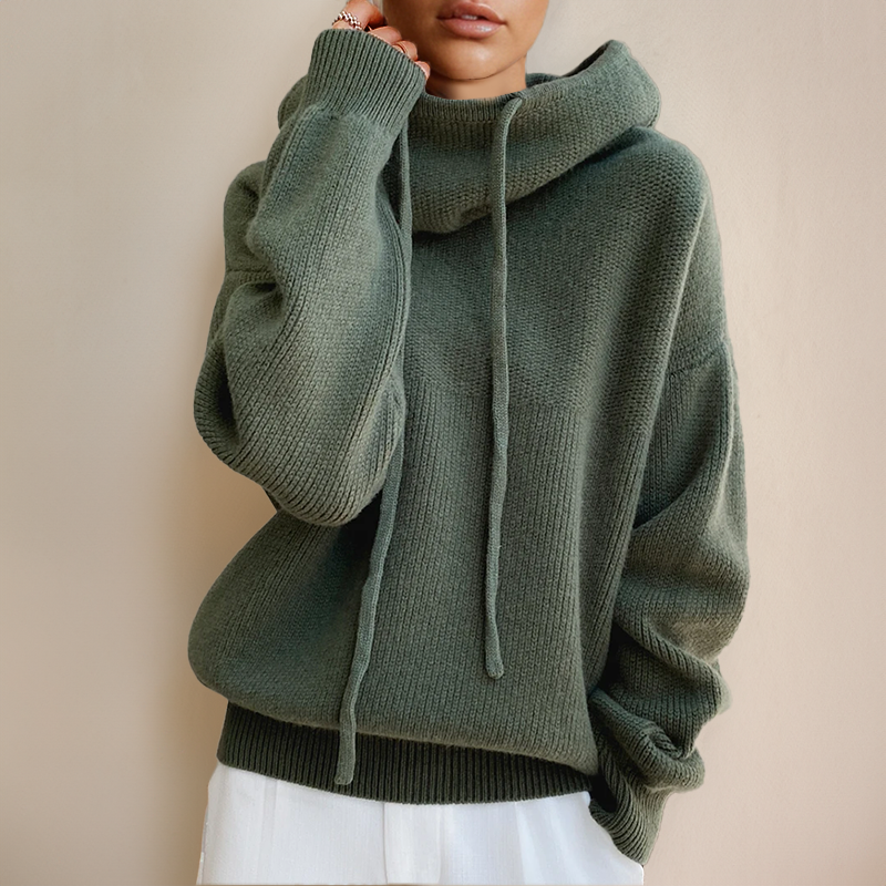 Damestrui met Col Dikke Merino Wol Oversized Pasvorm Zachte Breigarens Coltrui Gebreide Pullover Winter | Sansoti