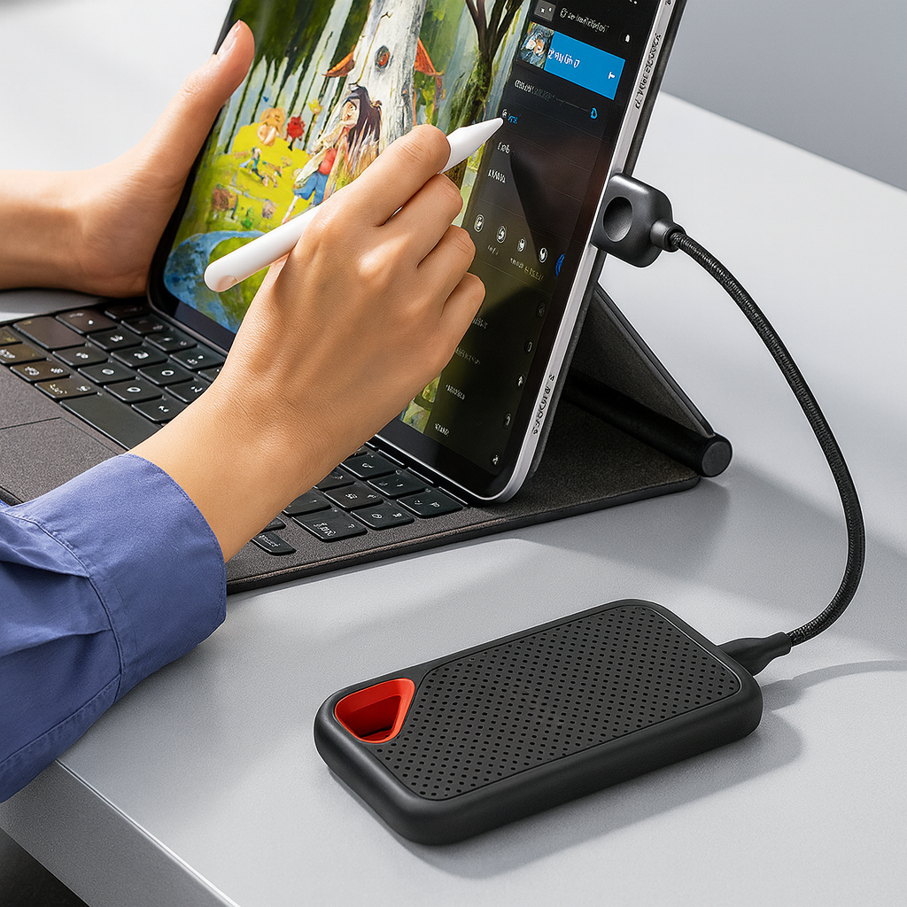Externe SSD-Schijf 2TB – Compacte Harde Schijf voor Laptop & Smartphone | Sansoti