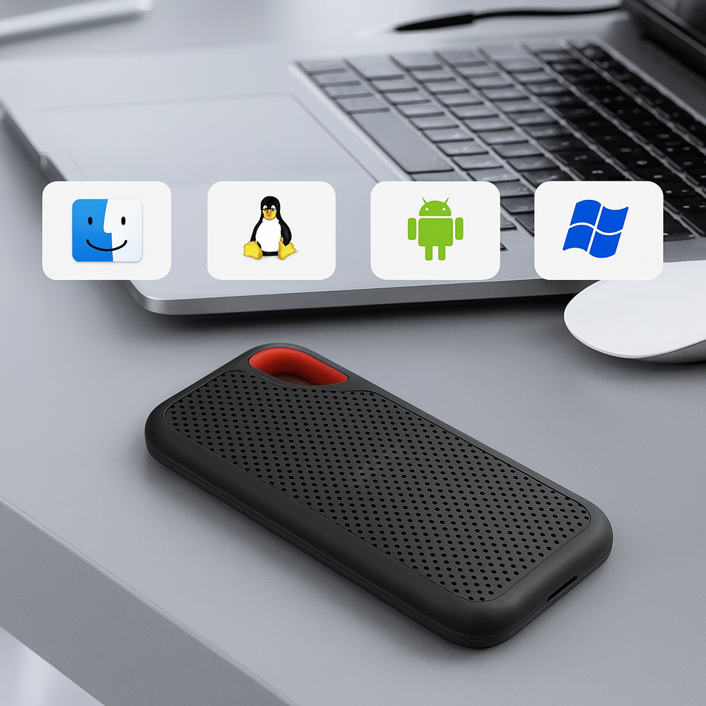Externe SSD-Schijf 2TB – Compacte Harde Schijf voor Laptop & Smartphone | Sansoti