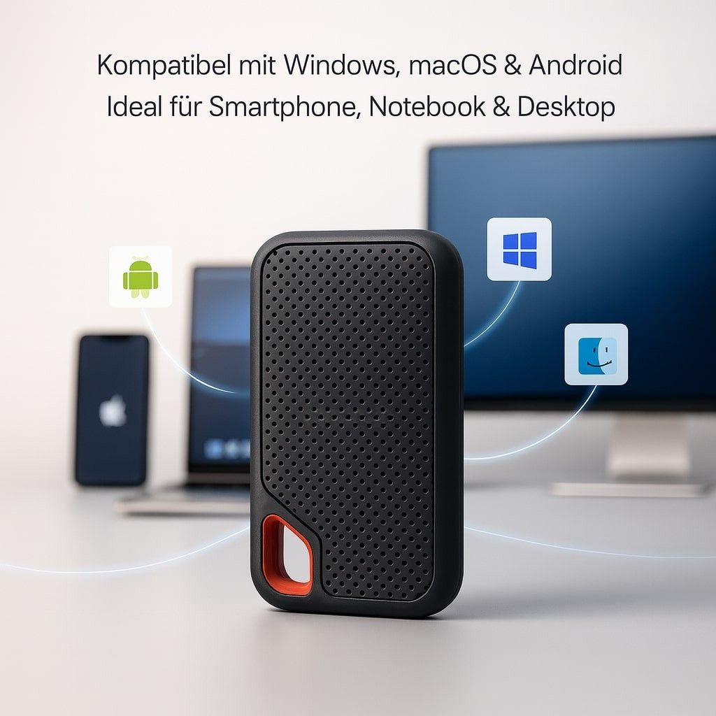 Externe SSD-Schijf 2TB – Compacte Harde Schijf voor Laptop & Smartphone | Sansoti