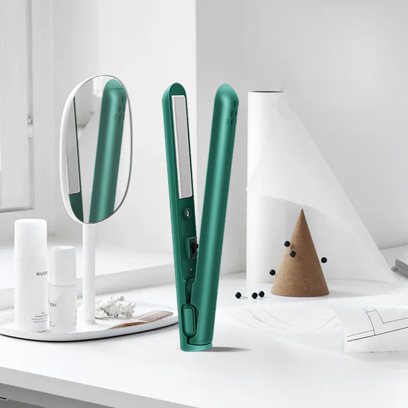 Mini Stylingzange 2-in-1 mit Keramikbeschichtung – Kompakte Locken- & Glättzange für unterwegs – Hitzeschutz und glattes Finish | Sansoti