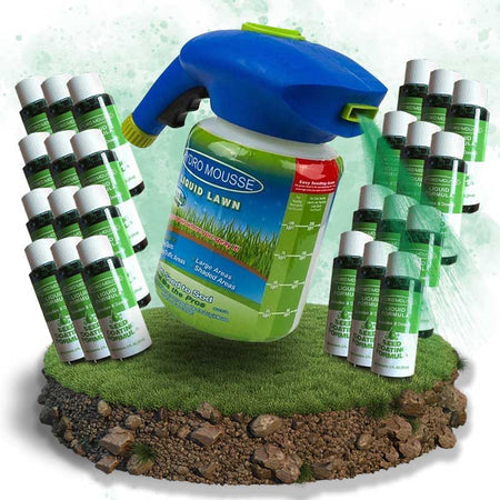 Vloeibaar Gazonzaad Spray-On Hydroseeding Systeem voor Kale Plekken en Herstelmiddel voor Grasvelden | Sansoti