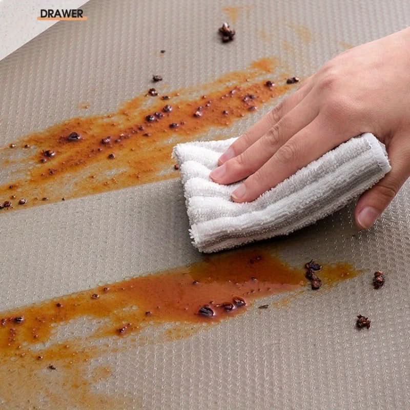 Rutschfeste Schubladenmatte Wasserdichte transparente Klebefolie Schutzmatte Küche Schrank Schublade 30-60cm Aufbewahrungslösung | Sansoti