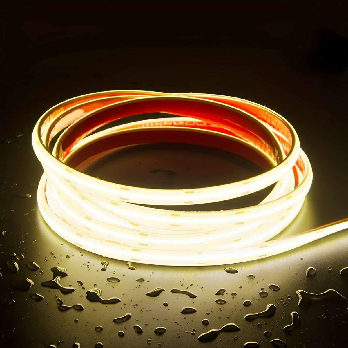 LED Treppenbeleuchtung Einbau COB IP68 24V Außen Treppe Weg Teich Warmweiß Neutral Kalt 10W p/m Flexibel Unterwasser Lichtstreifen Garten | Restfield