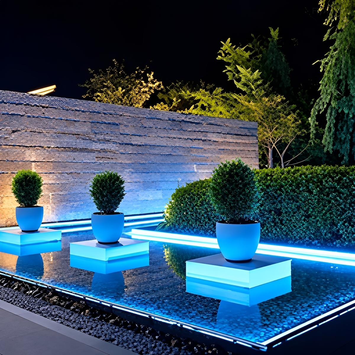 LED wall lighting 100cm 24V Dimmable Outdoor Lighting IP65 Waterproof Aluminum Facade Accent Garden Lighting | Sansoti