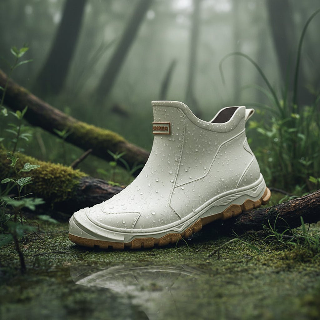 Gummistiefel Wasserdicht Rutschfest Knöchelhoch PVC-Außenstiefel für Garten Camping Angeln und Outdoor-Aktivitäten | Sansoti