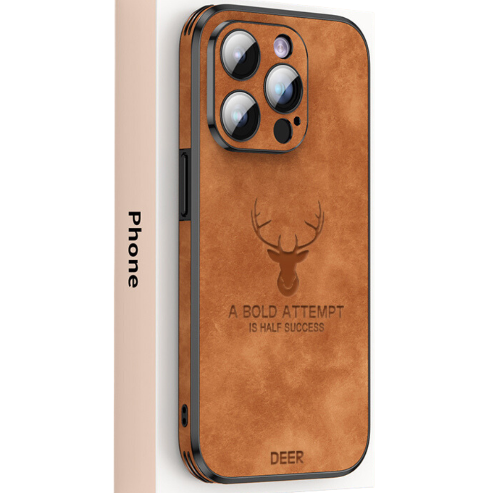 Smartphone Hoesje in Leerlook — Slank Design met Valbescheming & MagSafe-Compatibiliteit voor iPhone 16/15/14/13/12 | Sansoti