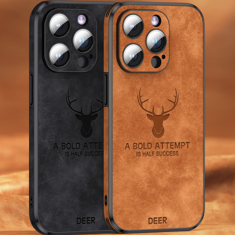 Smartphone Hoesje in Leerlook — Slank Design met Valbescheming & MagSafe-Compatibiliteit voor iPhone 16/15/14/13/12 | Sansoti