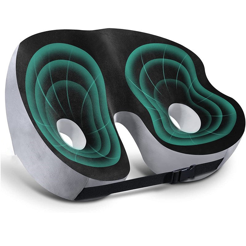 Coussin ergonomique pour siège avec soulagement de la pression et soutien des hanches, du coccyx et du bas du dos | Restfield