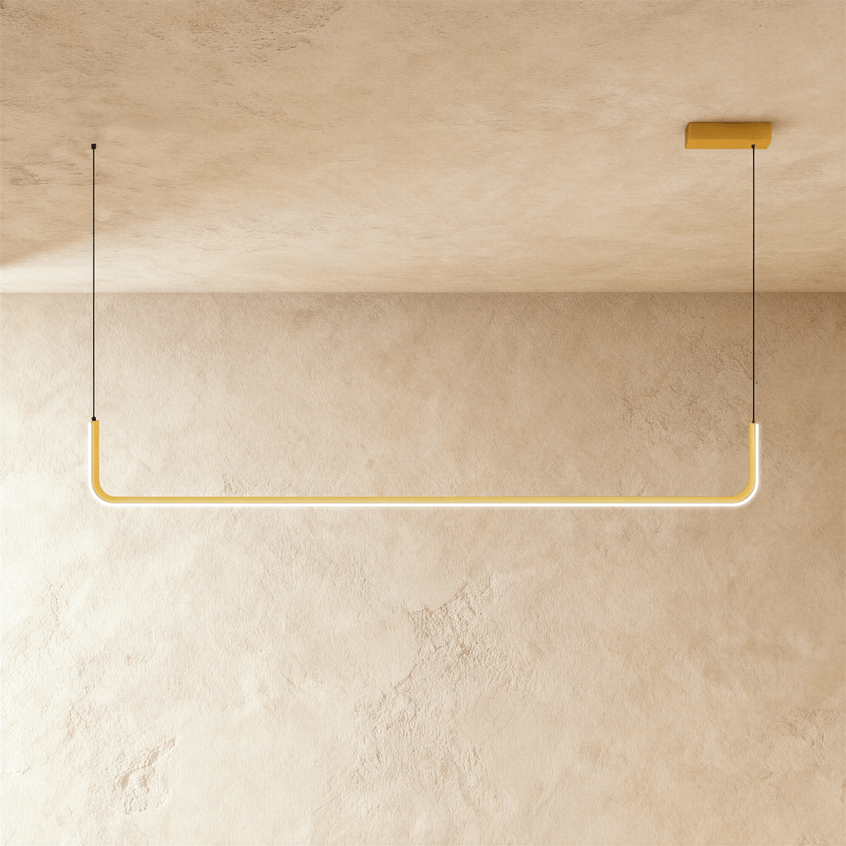 Lineaire LED Kroonluchter Met Modern Design En Warme Lichtbeleving | Sansoti